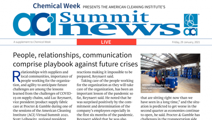 Chemical Week front page