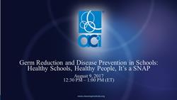 8 9 17 Germ Reduction in Schools Webinar