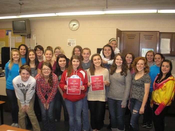 Cambria Heights Senior High Keeps Calm on Global Handwashing Day!