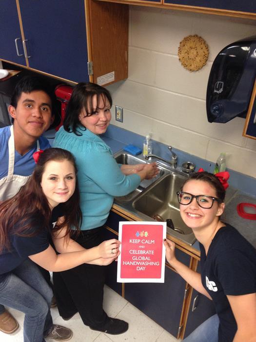Keep Calm and wash your hands with Graham High School FCCLA!