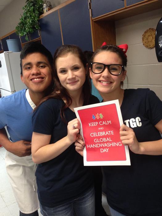 Keep Calm and wash your hands with Graham High School FCCLA!