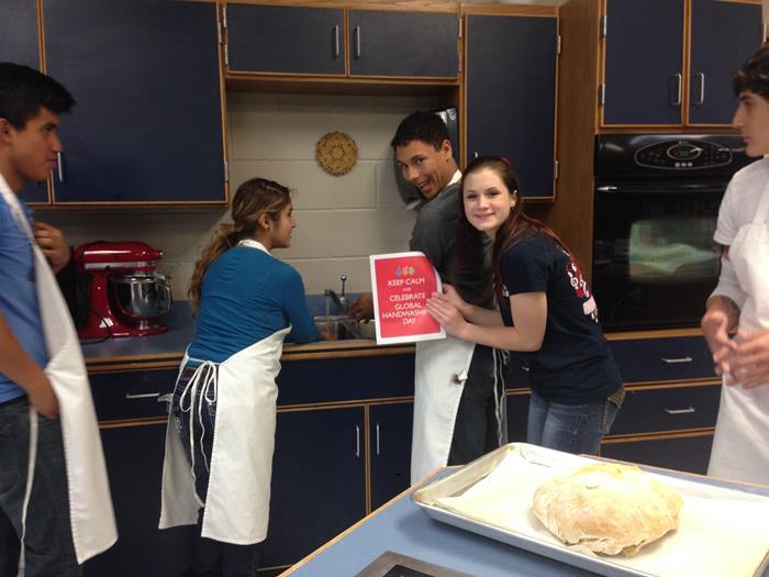 Keep Calm and wash your hands before preparing food with Graham High School FCCLA!