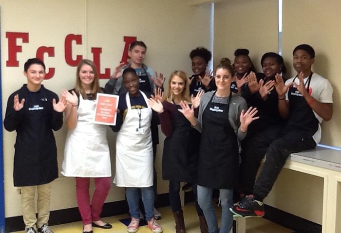 Paducah Tilghman High School Foods and Nutrition Class keeps calm!